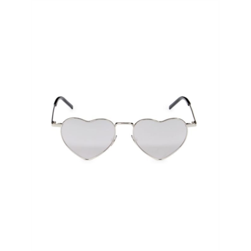 Saint Laurent 52MM Metal Heart Sunglasses