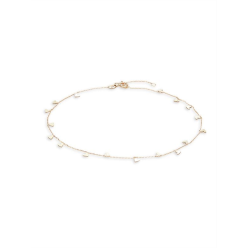 Saks Fifth Avenue 14K Yellow Gold Heart-Charm Anklet