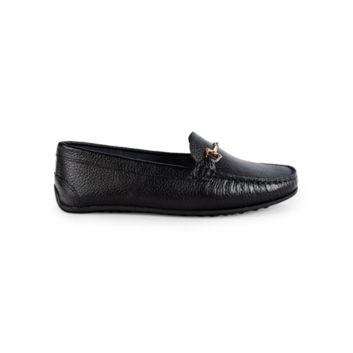 Saks Fifth Avenue Buckled Leather Loafers