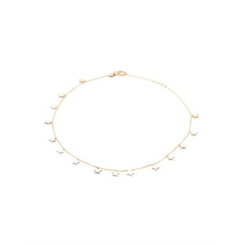 Saks Fifth Avenue 14K Yellow Gold Star Anklet