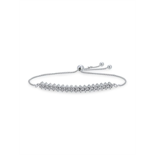 Effy ENY Sterling Silver & 0.23 TCW Diamond Bolo Bracelet