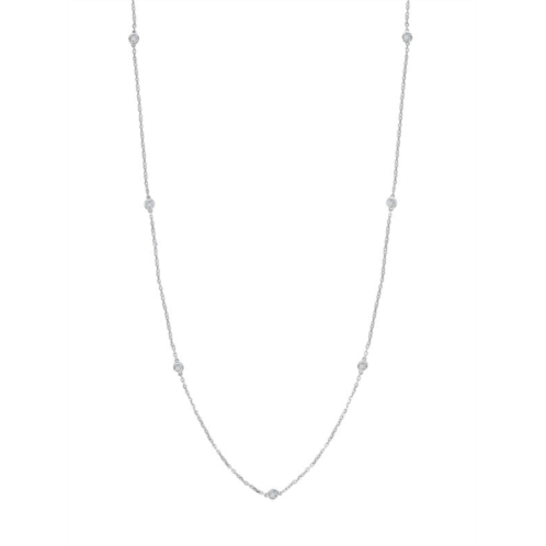 Effy ENY Sterling Silver & 0.23 TCW Diamond Necklace/36