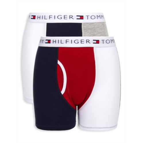 Tommy Hilfiger Boys 2-Pack Colorblock Boxer Briefs