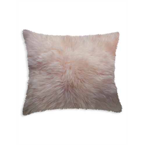 Natural Sheepskin Throw Pillow