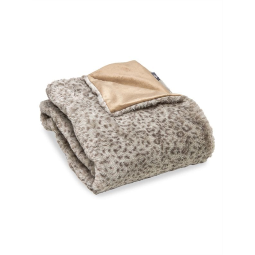 Luxe Faux Fur Limited Edition Animal-Print Throw