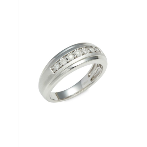 Effy Sterling Silver & 0.15 TCW Diamond Band