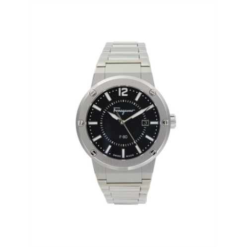 FERRAGAMO 44MM Stainless Steel Bracelet Watch