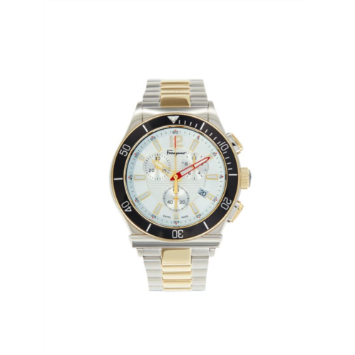 FERRAGAMO Two-Tone Stainless Steel Chronograph Watch