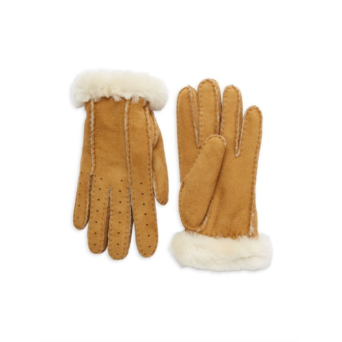 UGG Perforated Shearling Gloves