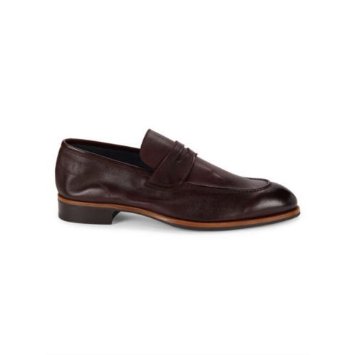 Di Bianco Brera Leather Penny Loafers