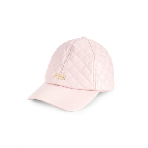 Alexia Admor Samantha Quilted Faux Leather Cap