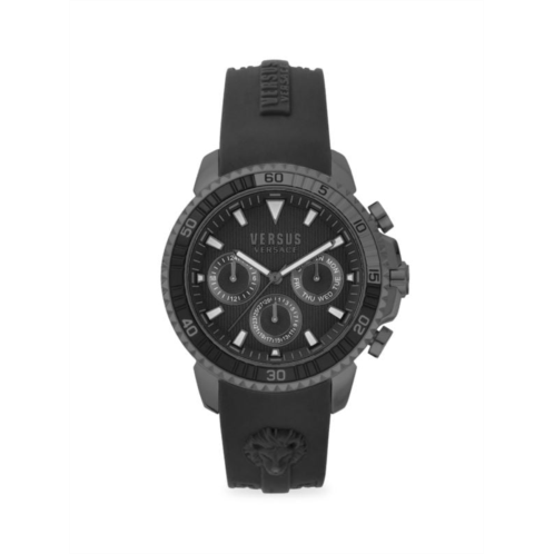 Versus Versace Aberdeen Stainless Steel & Silicone Strap Chronograph Watch