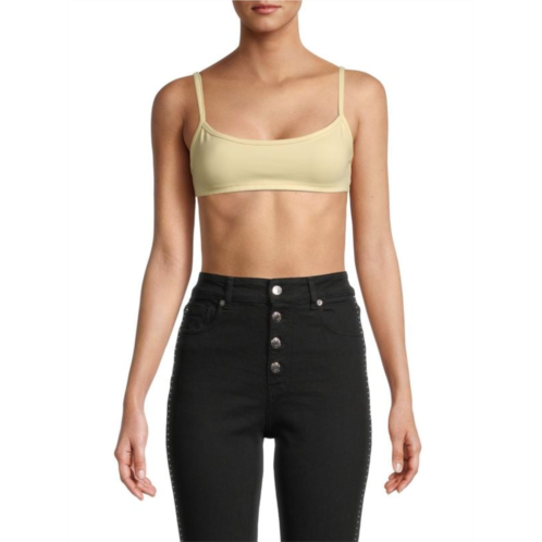 Danielle Bernstein Ponte Cropped Top