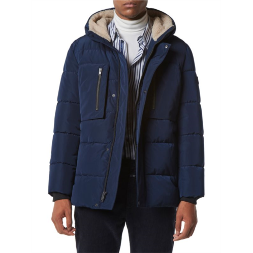 Andrew Marc Yarmouth Faux Fur Hood Puffer Jacket