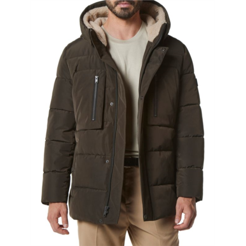 Andrew Marc Yarmouth Faux Fur Hood Puffer Jacket