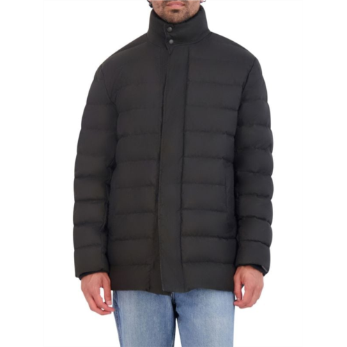 Cole Haan Quilted Flannel Down Jacket