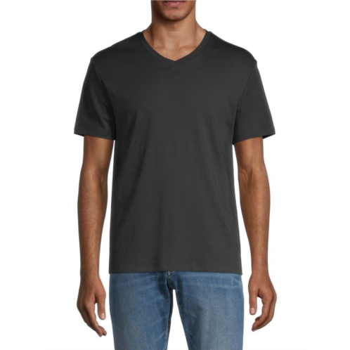 Saks Fifth Avenue Ultraluxe V-Neck Tee Shirt