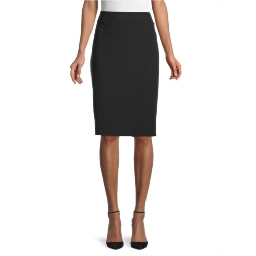 DKNY Solid-Hued Pencil Skirt