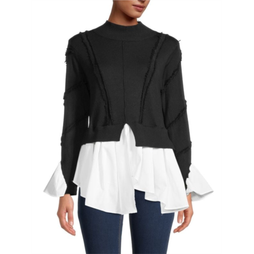 Avantlook Ruffle Edge Top