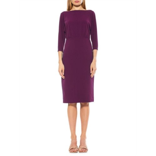 Alexia Admor Paris Boatneck Sheath Dress