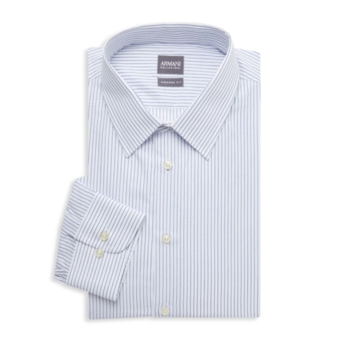 Armani Collezioni Slim Fit Striped Shirt