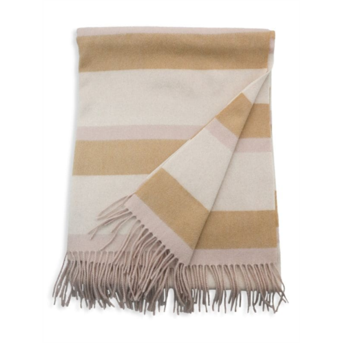 Portolano Striped Cashmere Throw