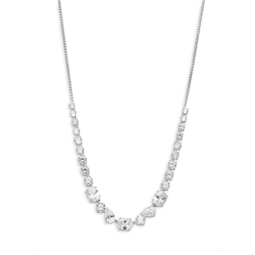 Adriana Orsini White Rhodium & Cubic Zirconia Necklace