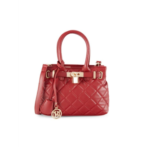 Badgley Mischka Small Quilted Two-Way Tote