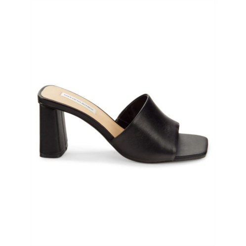 Saks Fifth Avenue Taylor Leather Block-Heel Sandals