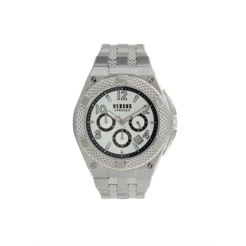 Versus Versace 46MM Stainless Steel Chronograph Bracelet Watch