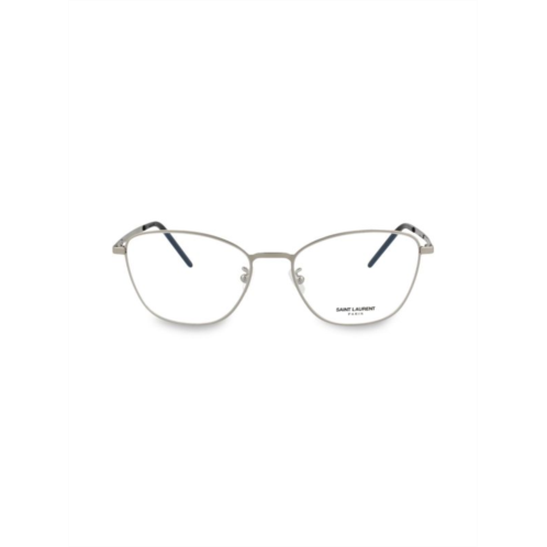 Saint Laurent 55MM Cat Eye Optical Glasses
