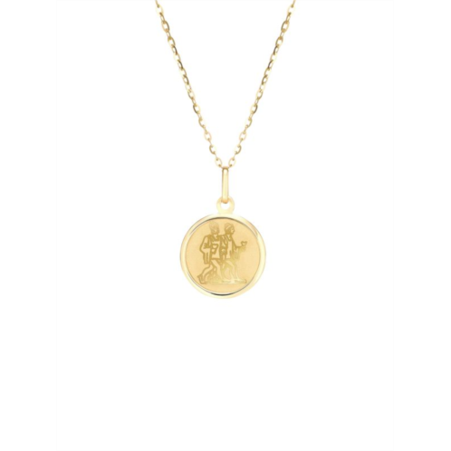 Saks Fifth Avenue 14K Yellow Gold Gemini Pendant Necklace