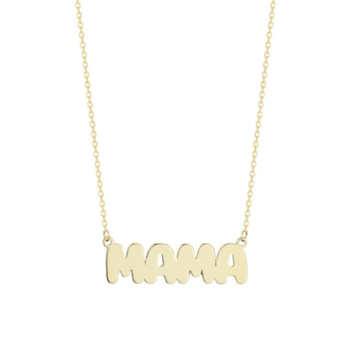 Saks Fifth Avenue 14K Yellow Gold Mamma Necklace