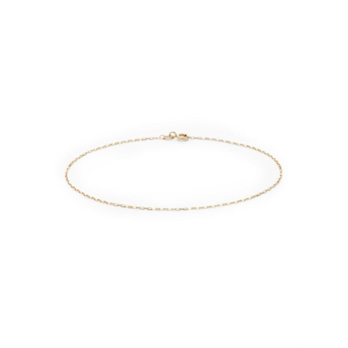 Saks Fifth Avenue Made in Italy 14K Yellow Gold Link Chain Anklet