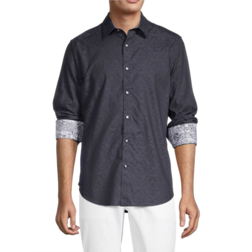 Robert Graham Bayview Paisley Jacquard Button Down Shirt