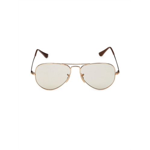 Ray-Ban RB3689 55MM Aviator Sunglasses