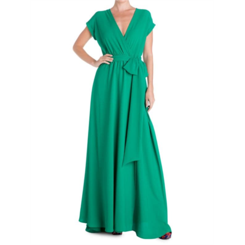 MEGHAN LA Jasmine Belted Maxi Dress