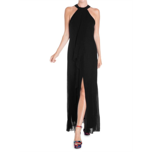 MEGHAN LA Aphrodite Front-Slit Maxi Dress