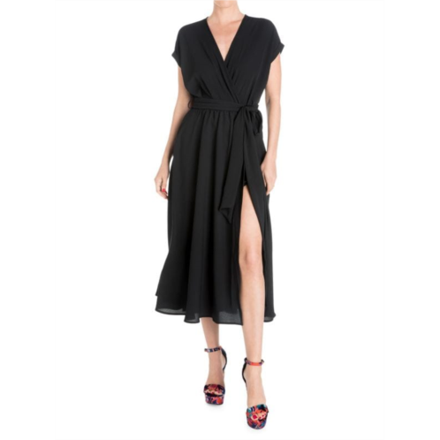 MEGHAN LA Jasmine Belted Midi Dress