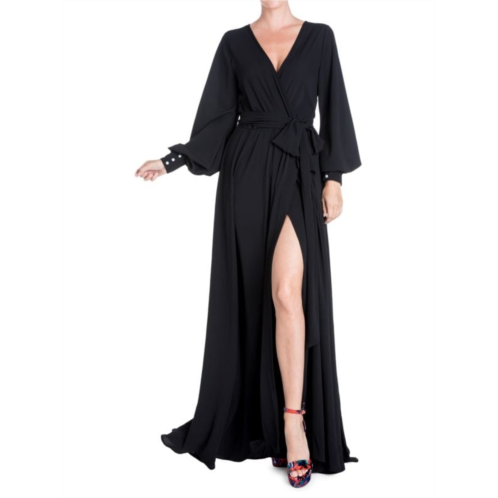 MEGHAN LA Venus Belted Maxi Dress