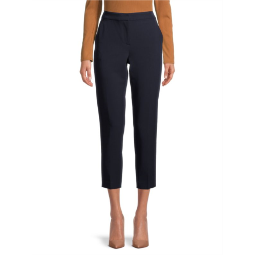 Tommy Hilfiger Woven Flat Front Ankle Pants