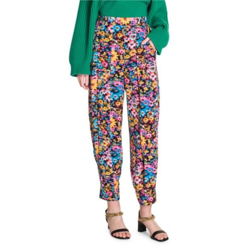 Stella McCartney Christelle Floral Silk Trousers