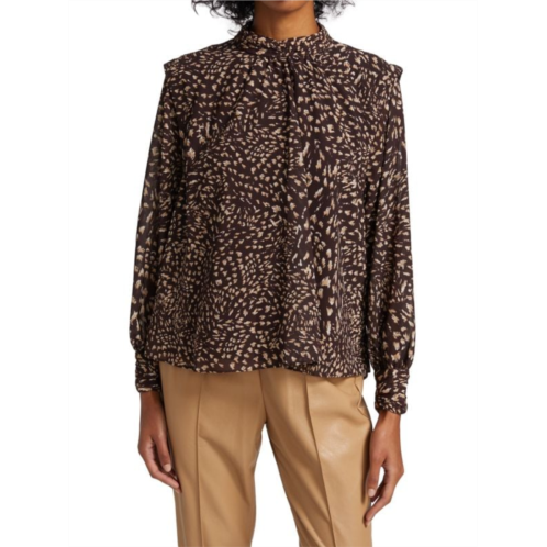 Jonathan Simkhai Ramsey Chiffon Blouse