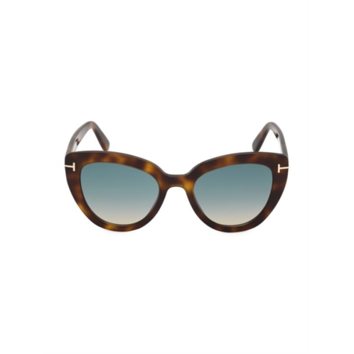 TOM FORD Izzi 53MM Cat Eye Sunglasses