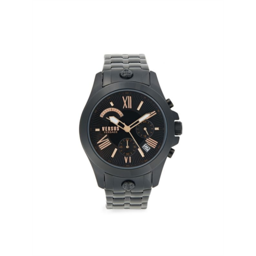 Versus Versace 44MM Stainless Steel Chronograph Bracelet Watch