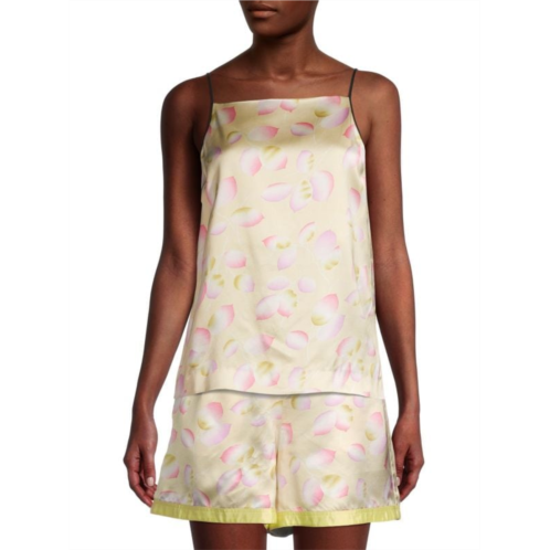 Jil Sander Michelle Petal-Print Slip Top