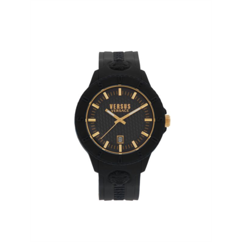 Versus Versace 43MM Stainless Steel & Silicone Watch