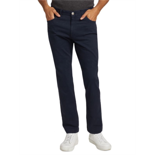 Saks Fifth Avenue COLLECTION Five-Pocket Cotton-Stretch Pants