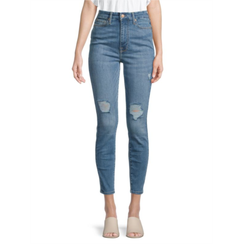 7 For All Mankind Aubrey High-Rise Skinny Jeans