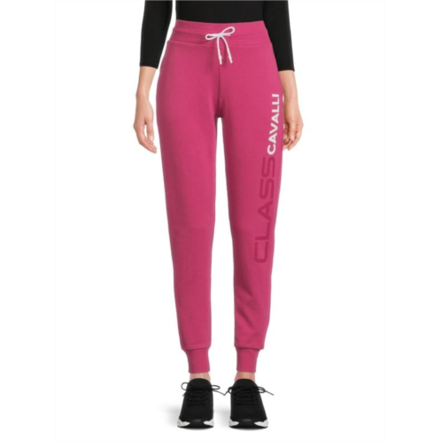 Cavalli CLASS Logo Graphic High Rise Joggers